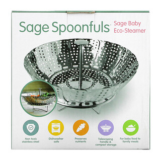 Sage Spoonfuls, 嬰兒，Eco Steamer，1 件