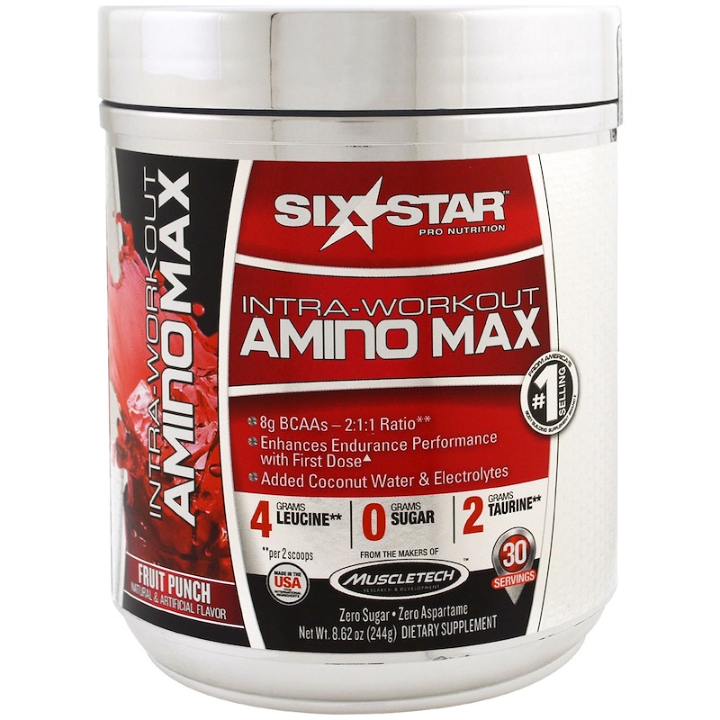 Six Star, IntraWorkout Amino Max, Fruit Punch, 8.62 oz (244 g) iHerb