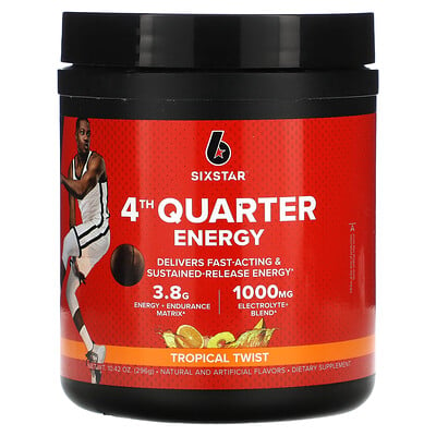 

SIXSTAR 4th Quarter Energy, Tropical Twist, 296 г (10,42 унции)