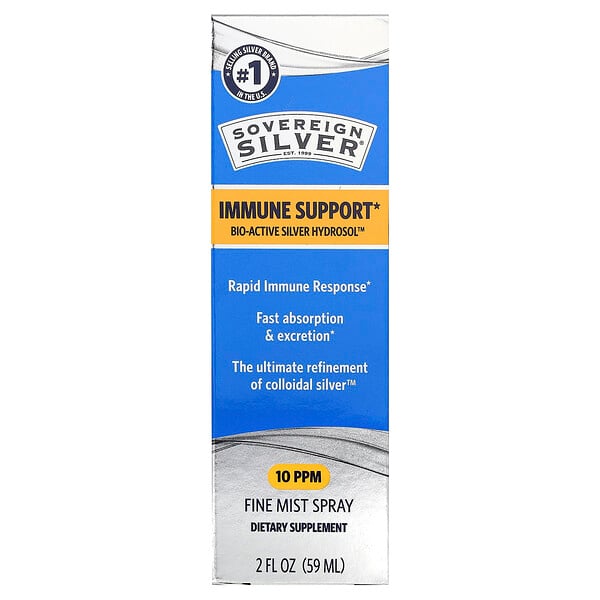 Sovereign Silver Bio-Active Silver Hydrosol™, Fine Mist Spray, 2 fl oz (59 ml)