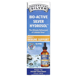 Sovereign Silver, Bio-Active Silver Hydrosol™, Compte-gouttes, 59 ml