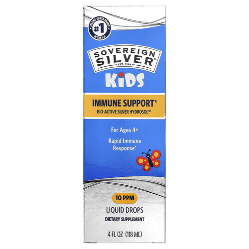 Sovereign Silver, Kids Bio-Active Silver Hydrosol™, für ab 4 Jahren, 118 ml