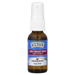 Sovereign Silver, Multi-symptom torokfájás spray, 1 fl uncia (29 ml)