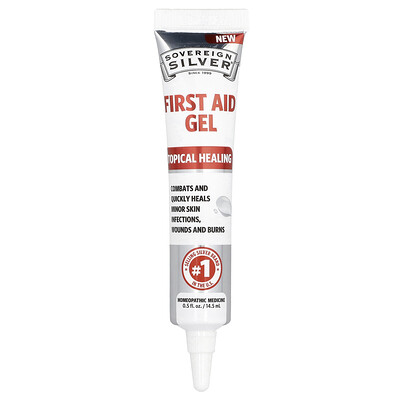 Product Image for Sovereign Silver, First Aid Gel, 0.5 fl oz (14.5 ml)