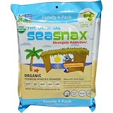 SeaSnax, «Classic» Olive, Roasted Seaweed Snack, Four Pack, 5 sheets (.54 oz) Each отзывы