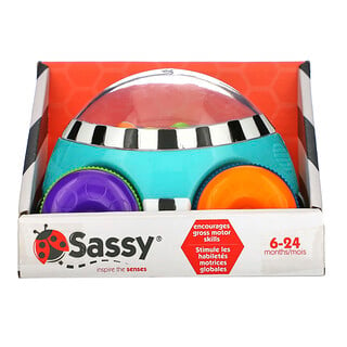 Sassy, Inspire the Senses（感覚を刺激する）、ポップンプッシュカー、6～24か月以上のお子様向け、1個