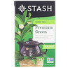 Stash Tea, Green Tea, Premium Green, 20 Tea Bags, 1.4 oz (40 g)