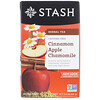 Stash Tea, شاي عشبية، القرفة والتفاح والبابونج، خال من الكافيين، 20 أكياس شاي، 1.4 أوقية (40 جم)