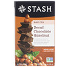 Stash Tea‏, Black Tea, Decaf Chocolate Hazelnut, 18 Tea Bags, 1.2 oz (36 g)