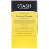 Stash Tea‏, Herbal Tea, Lemon Ginger, Caffeine Free, 20 Tea Bags, 1.1 oz (34 g)