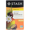 Stash Tea, Herbal Tea, Mango Passionfruit, Caffeine Free, 20 Tea Bags, 1.3 oz (38 g)