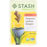 Отзывы о Green Tea, Organic Lemon Ginger, 18 Tea Bags, 1.2 oz (36 g)