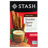 Stash Tea‏, Black Tea, Double Spice Chai, 18 Tea Bags, 1.1 oz (33 g)