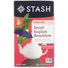 Stash Tea, Black Tea, Decaf English Breakfast, 18 Tea Bags, 1.2 oz (36 g)