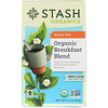 Stash Tea, Black Tea, Organic Breakfast Blend, 18 Tea Bags, 1.1 oz (33 g)