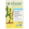 Stash Tea, Herbal Tea, Organic Sunny Dandelion Root, 18 Tea Bags, 1.0 oz (30 g)