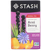 Stash Tea, Herbal Tea, Acai Berry, Caffeine Free, 18 Tea Bags, 1.1 oz (34 g)