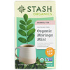Stash Tea, Herbal Tea, Organic Moringa Mint, Caffeine-Free, 18 Tea Bags, 0.8 oz (23 g)