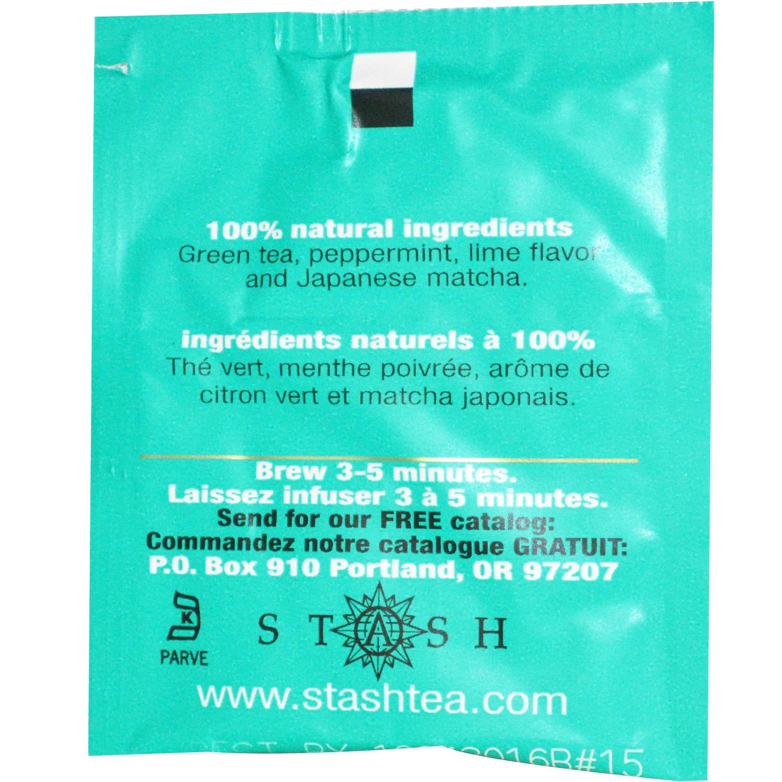 Stash Tea, Mojito Mint Green Tea, 100 Packets, 4.50 oz (130 g) - iHerb