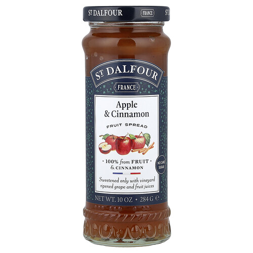 St. Dalfour, Fruchtaufstrich, Apfel & Zimt, 284 g