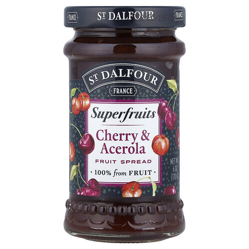St. Dalfour, Superfruits, Fruit Spread, Cherry & Acerola , 6 oz (170 g)