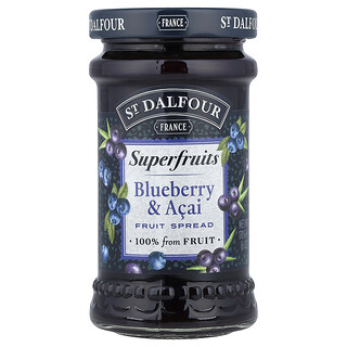 St. Dalfour, Superfructe, tartinat cu fructe, afine și acai, 6 oz (170 g)