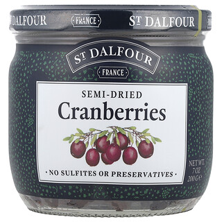 St. Dalfour, Cranberries Semissecos, 200 g (7 oz)