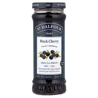 St. Dalfour, Black Cherry Fruit Spread, 10 oz (284 g)