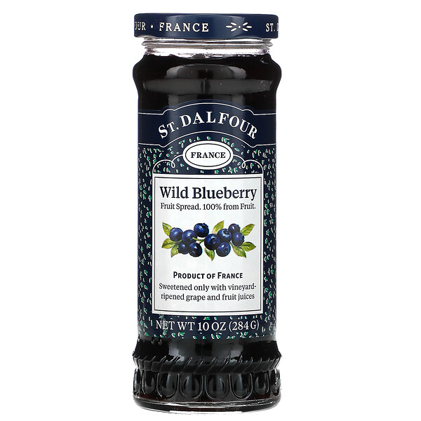 野生蓝莓，高级野生蓝莓涂酱，10 盎司（284 克）