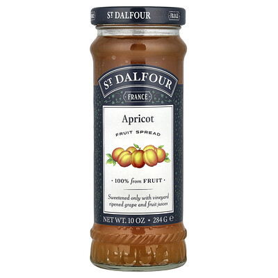 St. Dalfour  Apricot Fruit Spread  10 oz (284 g)