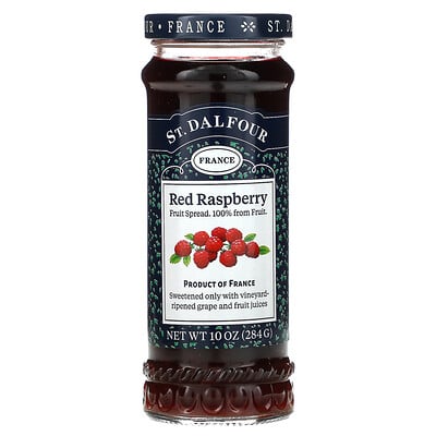 St. Dalfour Deluxe Red Raspberry Spread, 10 oz (284 g)