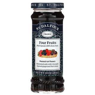 St. Dalfour, Deluxe Four Fruits Spread, 10 oz (284 g)