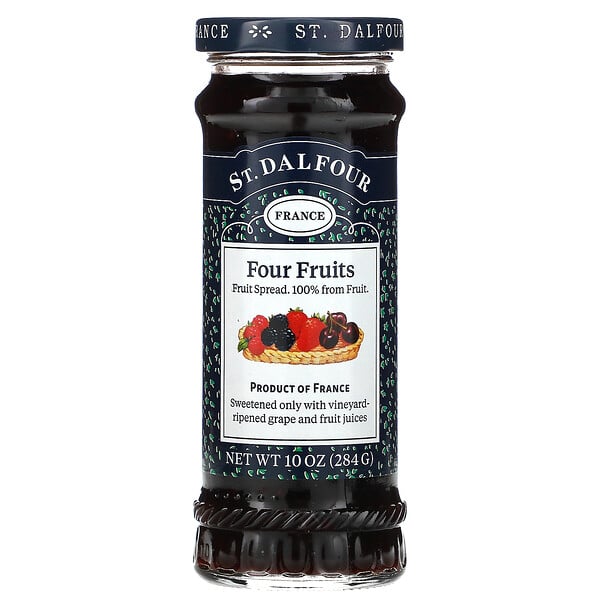 Deluxe Four Fruits Spread, 10 oz (284 g)