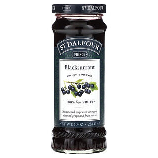 St. Dalfour, Blackcurrant, Fruit Spread, 10 oz (284 g)
