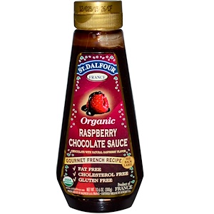 Отзывы о Ст Далфур, Organic Raspberry Chocolate Sauce, 10.6 oz (300 g)