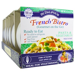 Ст Далфур, French Bistro (Gourmet on the Go), Pasta & Vegetables, 6 Pack, 6.2 oz (175 g) Each отзывы