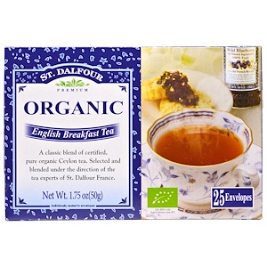 Ст Далфур, Organic, English Breakfast Tea, 25 Tea Bags, 1.75 oz (50 g) отзывы покупателей