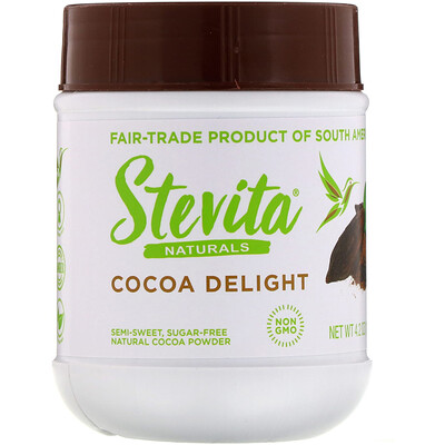 

Stevita Naturals, Cocoa Delight, 4.2 oz (120 g)