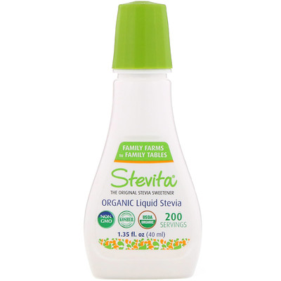 Stevita Organic Liquid Stevia, 1.35 fl oz (40 ml)