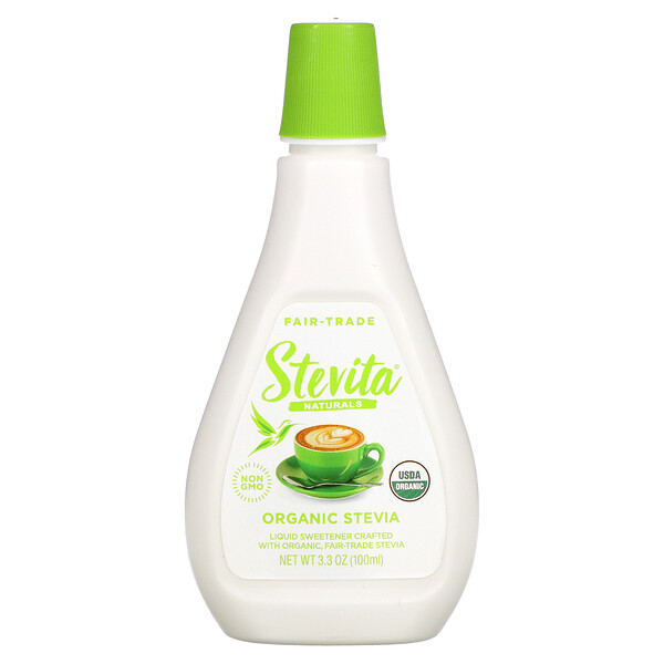 Stevita‏, Organic Stevia, Liquid Sweetener, 3.3 oz (100 ml)