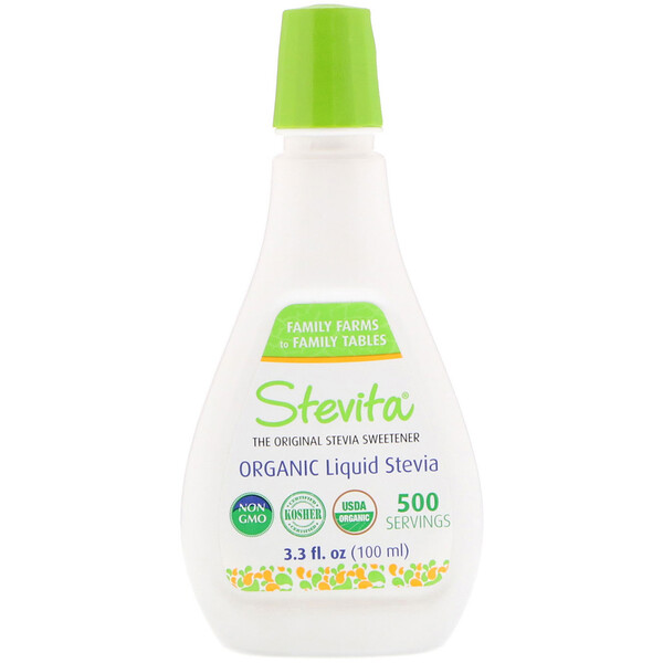 Organic Liquid Stevia, 3.3 fl oz (100 ml)