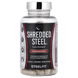 SteelFit, Shredded Steel®, Solution pour la perte de poids, 90 capsules