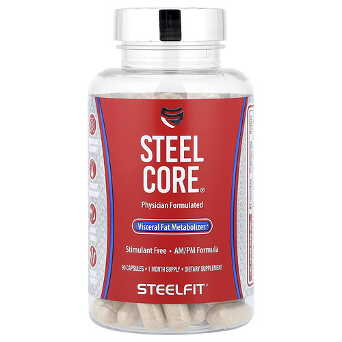 Steelfit Steel Core®, Visceral Fat Metabolizer, 90 Capsules