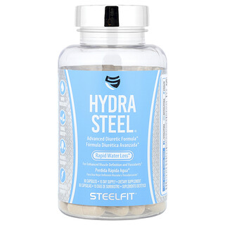 SteelFit, Hydra Steel®, Perte d'eau rapide, 80 capsules