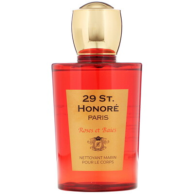 29 St. Honore 1779 Nettoyant De Marin, Roses & Baies, 10.58 oz (300 g)