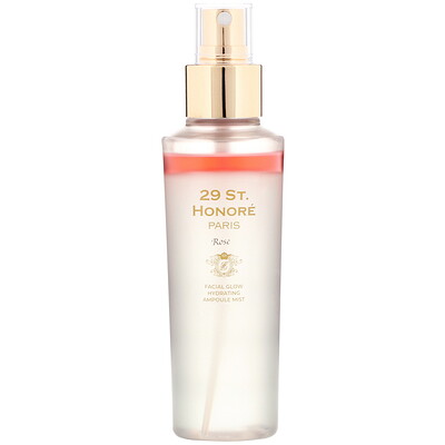 

29 St. Honore Facial Glow Hydrating Ampoule Mist, Rose, 150 ml