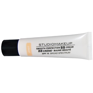 Studio Makeup, Гладкость и совершенство, BB крем, Светлый, SPF 15, 1.0 унция (30 мл)