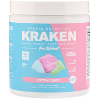Kraken Pre-Workout, Cotton Candy, 11.29 oz (320 g) - изображение