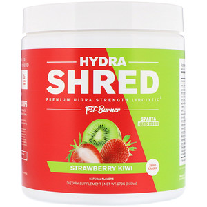 Отзывы о Sparta Nutrition, Hydra Shred, Premium Ultra Strength Lipolytic Fat Burner, Strawberry Kiwi, 9.52 oz (270 g)