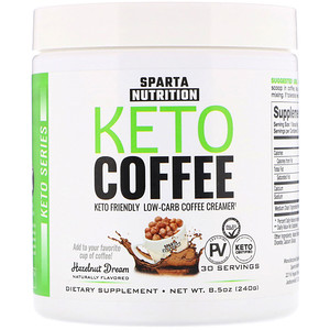 Отзывы о Sparta Nutrition, Keto Series, Keto Coffee, Hazelnut Dream, 8.5 oz (240 g)